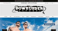 Desktop Screenshot of downunderapparel.com